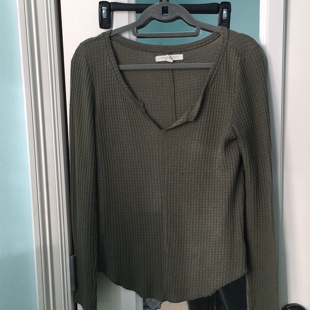 Aeropostale Waffle Sweater